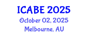 International Conference on Accounting, Business and Economics (ICABE) October 02, 2025 - Melbourne, Australia