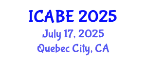 International Conference on Accounting, Business and Economics (ICABE) July 17, 2025 - Quebec City, Canada