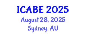 International Conference on Accounting, Business and Economics (ICABE) August 28, 2025 - Sydney, Australia