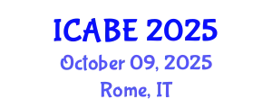 International Conference on Accounting, Business and Economics (ICABE) October 09, 2025 - Rome, Italy