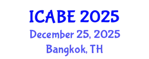 International Conference on Accounting, Business and Economics (ICABE) December 25, 2025 - Bangkok, Thailand
