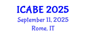 International Conference on Accounting, Business and Economics (ICABE) September 11, 2025 - Rome, Italy