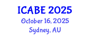 International Conference on Accounting, Business and Economics (ICABE) October 16, 2025 - Sydney, Australia
