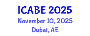 International Conference on Accounting, Business and Economics (ICABE) November 10, 2025 - Dubai, United Arab Emirates