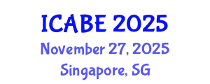 International Conference on Accounting, Business and Economics (ICABE) November 27, 2025 - Singapore, Singapore