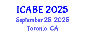 International Conference on Accounting, Business and Economics (ICABE) September 25, 2025 - Toronto, Canada