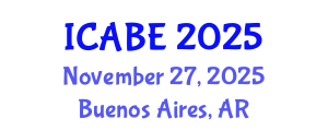 International Conference on Accounting, Business and Economics (ICABE) November 27, 2025 - Buenos Aires, Argentina