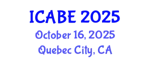 International Conference on Accounting, Business and Economics (ICABE) October 16, 2025 - Quebec City, Canada