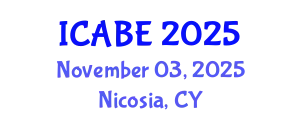 International Conference on Accounting, Business and Economics (ICABE) November 03, 2025 - Nicosia, Cyprus