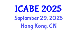 International Conference on Accounting, Business and Economics (ICABE) September 29, 2025 - Hong Kong, China