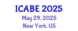 International Conference on Accounting, Business and Economics (ICABE) May 29, 2025 - New York, United States