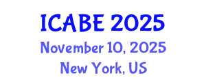 International Conference on Accounting, Business and Economics (ICABE) November 10, 2025 - New York, United States