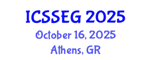 International Conference on Social Sciences, Economics and Geography (ICSSEG) October 16, 2025 - Athens, Greece