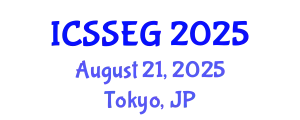 International Conference on Social Sciences, Economics and Geography (ICSSEG) August 21, 2025 - Tokyo, Japan