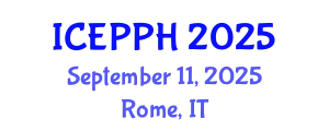 International Conference on Environmental Pollution and Public Health (ICEPPH) September 11, 2025 - Rome, Italy