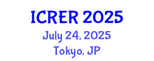 International Conference on Radioecology and Environmental Radioactivity (ICRER) July 24, 2025 - Tokyo, Japan