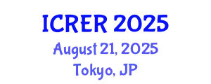 International Conference on Radioecology and Environmental Radioactivity (ICRER) August 21, 2025 - Tokyo, Japan