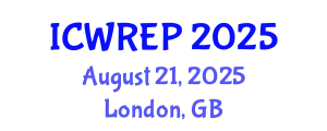 International Conference on Water Resource and Environmental Protection (ICWREP) August 21, 2025 - London, United Kingdom