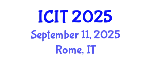 International Conference on Interpreting and Translation (ICIT) September 11, 2025 - Rome, Italy