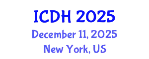 International Conference on Digital Heritage (ICDH) December 11, 2025 - New York, United States