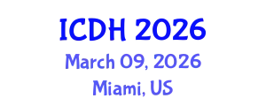 International Conference on Digital Heritage (ICDH) March 09, 2026 - Miami, United States