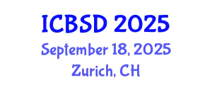 International Conference on Bioeconomy and Sustainable Development (ICBSD) September 18, 2025 - Zurich, Switzerland