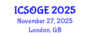 International Conference on Shale Oil and Gas Engineering (ICSOGE) November 27, 2025 - London, United Kingdom