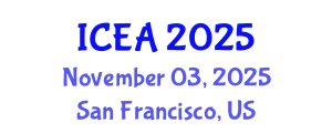 International Conference on Engineering and Architecture (ICEA) November 03, 2025 - San Francisco, United States