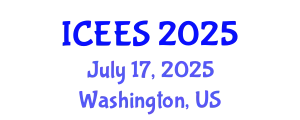 International Conference on Earthquake Engineering and Seismology (ICEES) July 17, 2025 - Washington, United States