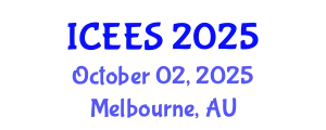 International Conference on Earthquake Engineering and Seismology (ICEES) October 02, 2025 - Melbourne, Australia