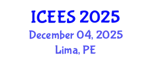 International Conference on Earthquake Engineering and Seismology (ICEES) December 04, 2025 - Lima, Peru