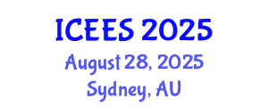 International Conference on Earthquake Engineering and Seismology (ICEES) August 28, 2025 - Sydney, Australia