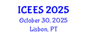 International Conference on Earthquake Engineering and Seismology (ICEES) October 30, 2025 - Lisbon, Portugal