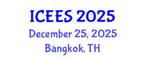 International Conference on Earthquake Engineering and Seismology (ICEES) December 25, 2025 - Bangkok, Thailand