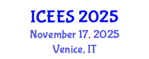 International Conference on Earthquake Engineering and Seismology (ICEES) November 17, 2025 - Venice, Italy
