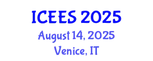 International Conference on Earthquake Engineering and Seismology (ICEES) August 14, 2025 - Venice, Italy