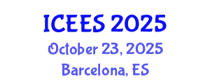 International Conference on Earthquake Engineering and Seismology (ICEES) October 23, 2025 - Barcelona, Spain