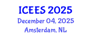 International Conference on Earthquake Engineering and Seismology (ICEES) December 04, 2025 - Amsterdam, Netherlands