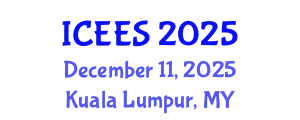 International Conference on Earthquake Engineering and Seismology (ICEES) December 11, 2025 - Kuala Lumpur, Malaysia