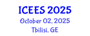 International Conference on Earthquake Engineering and Seismology (ICEES) October 02, 2025 - Tbilisi, Georgia