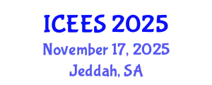 International Conference on Earthquake Engineering and Seismology (ICEES) November 17, 2025 - Jeddah, Saudi Arabia