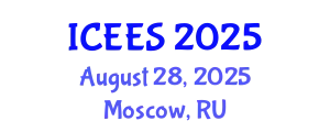 International Conference on Earthquake Engineering and Seismology (ICEES) August 28, 2025 - Moscow, Russia