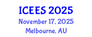 International Conference on Earthquake Engineering and Seismology (ICEES) November 17, 2025 - Melbourne, Australia