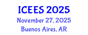International Conference on Earthquake Engineering and Seismology (ICEES) November 27, 2025 - Buenos Aires, Argentina