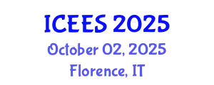International Conference on Earthquake Engineering and Seismology (ICEES) October 02, 2025 - Florence, Italy