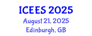 International Conference on Earthquake Engineering and Seismology (ICEES) August 21, 2025 - Edinburgh, United Kingdom