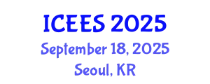 International Conference on Earthquake Engineering and Seismology (ICEES) September 18, 2025 - Seoul, Republic of Korea