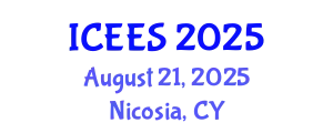 International Conference on Earthquake Engineering and Seismology (ICEES) August 21, 2025 - Nicosia, Cyprus