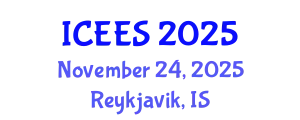 International Conference on Earthquake Engineering and Seismology (ICEES) November 24, 2025 - Reykjavik, Iceland
