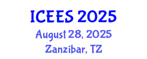 International Conference on Earthquake Engineering and Seismology (ICEES) August 28, 2025 - Zanzibar, Tanzania
